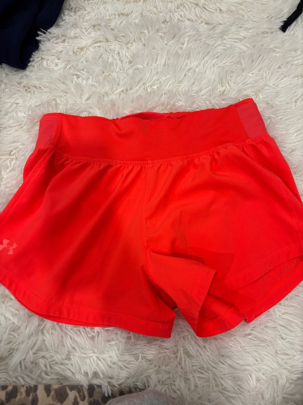 Under Armour Women's Athletic Shorts - Neon Coral Red